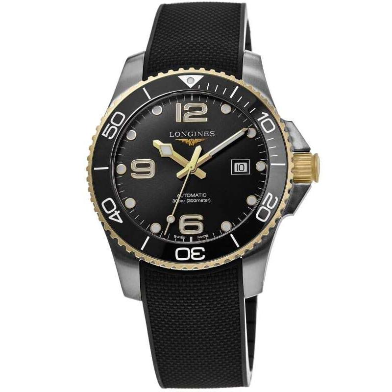 Longines Hydroconquest Automatic Black Dial Men`s Watch L3.781.3.56.9