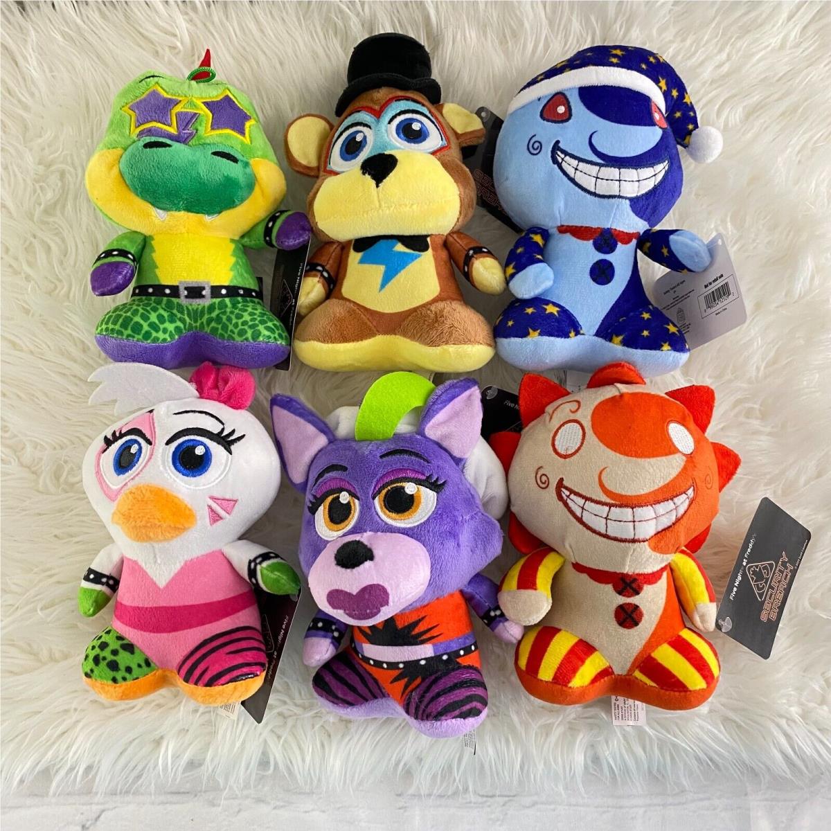 Five Nights at Freddy Fnaf Security Breach Glamrock Plush Figure Stuffed Gift FNAF 6