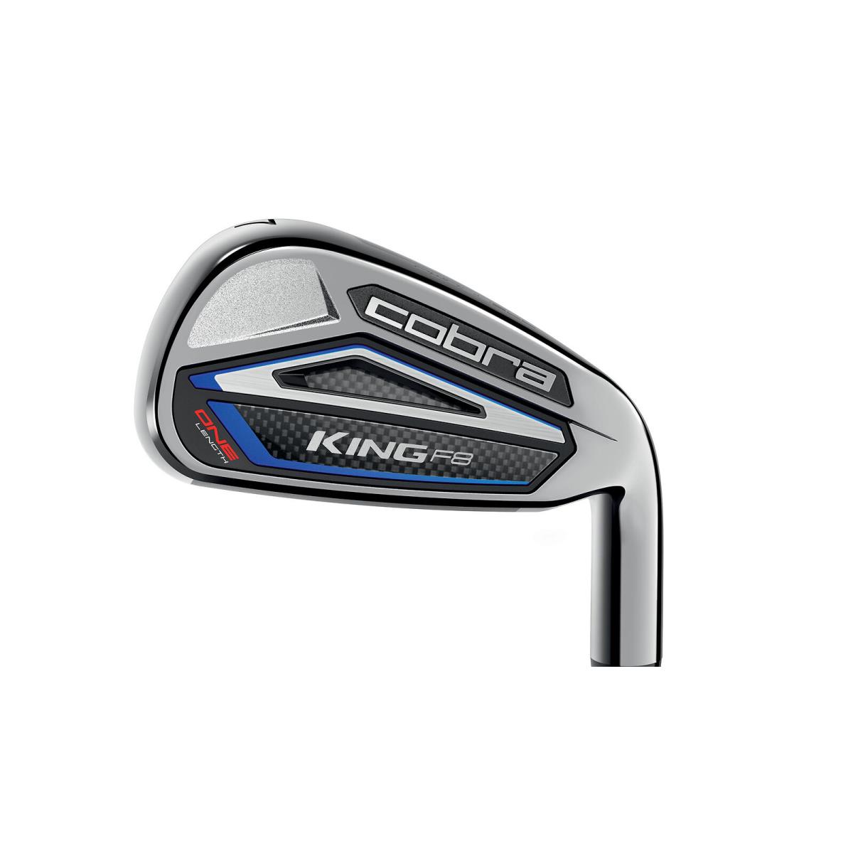 Women`s Cobra King F8 One Iron Set - L-flex Graphite Shaft - 5-G - Silver/black - Black, Silver