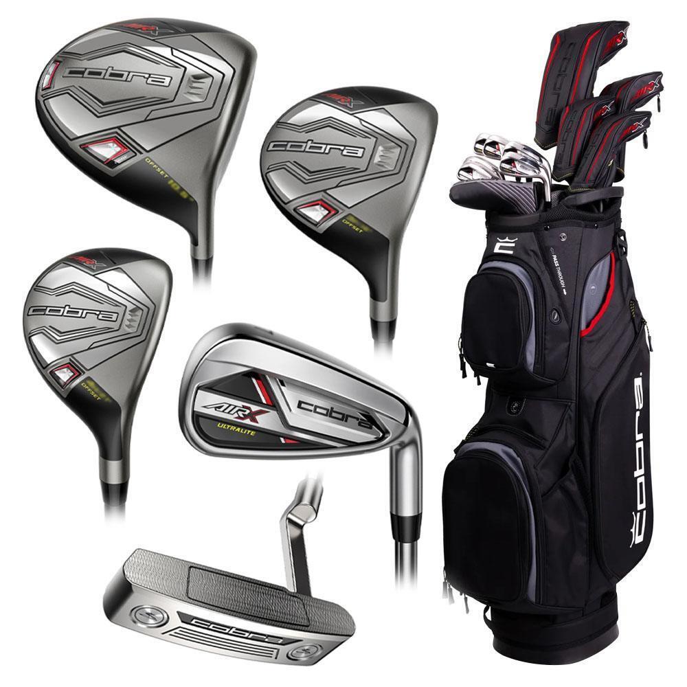 2023 Cobra Air-x 2 Full Set RH 11 Clubs + 1 Cart Bag Graph Reg