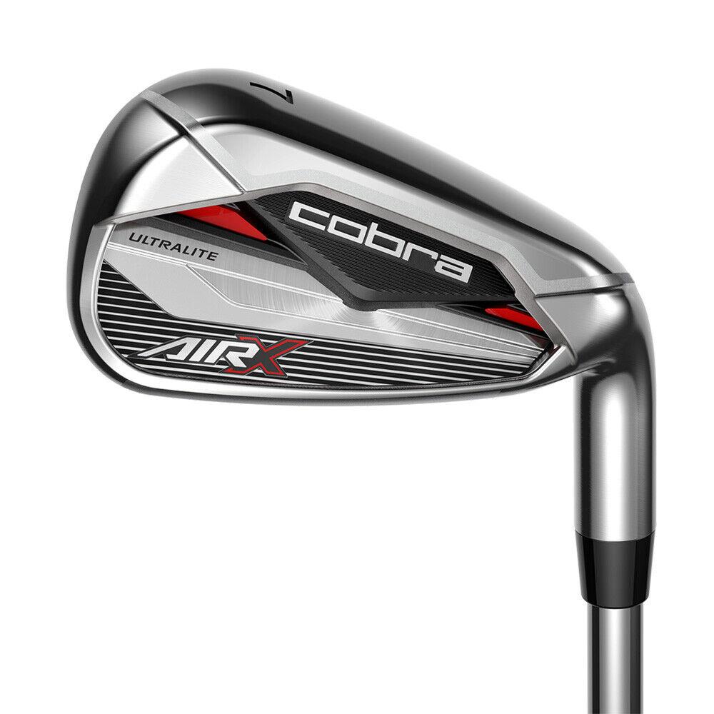 Left Handed Cobra Air-x Irons 5-PW+GW Steel Regular