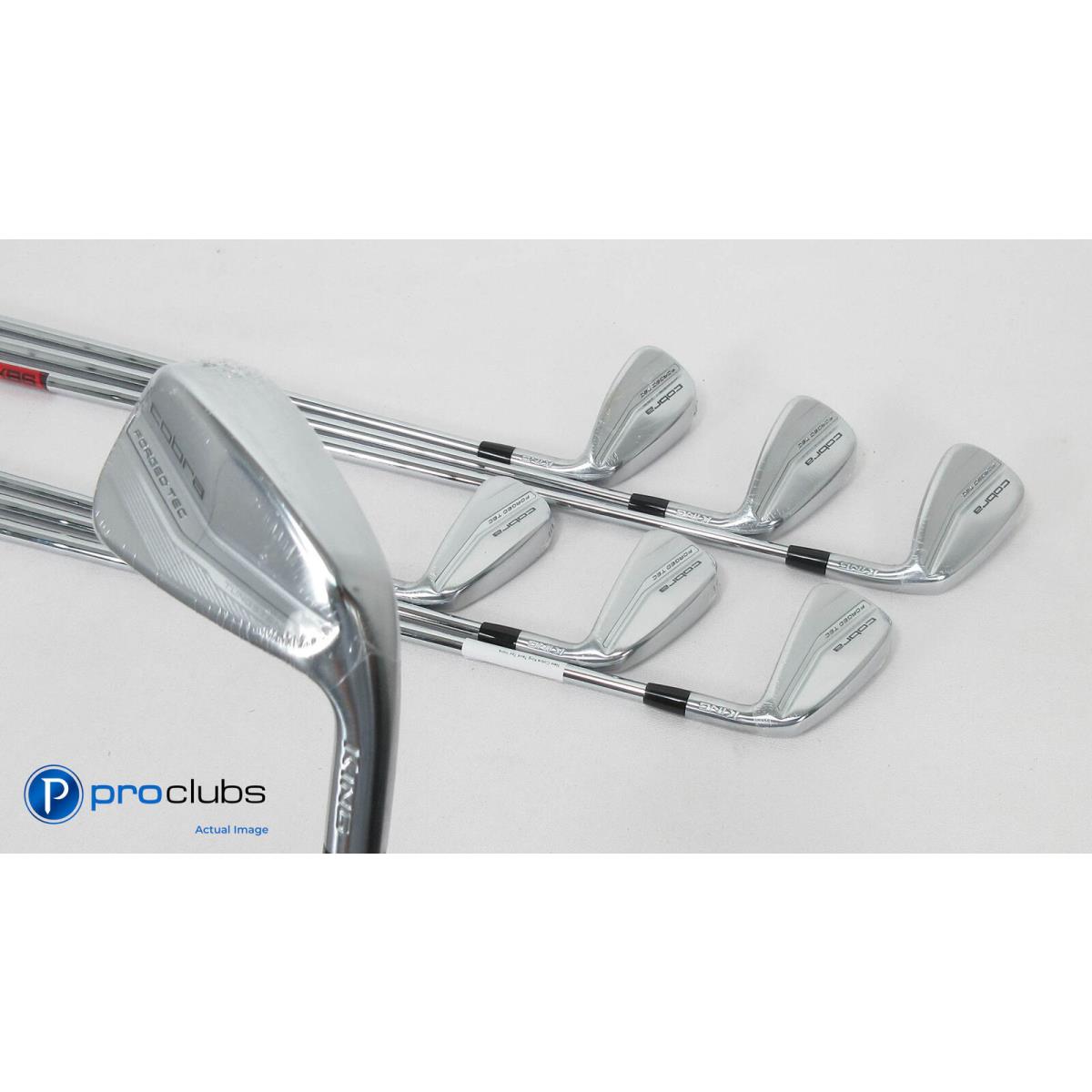 Cobra `2022 King Forged Tec Irons 4-PW Steel Kbs $-taper Lite 105 X-flex