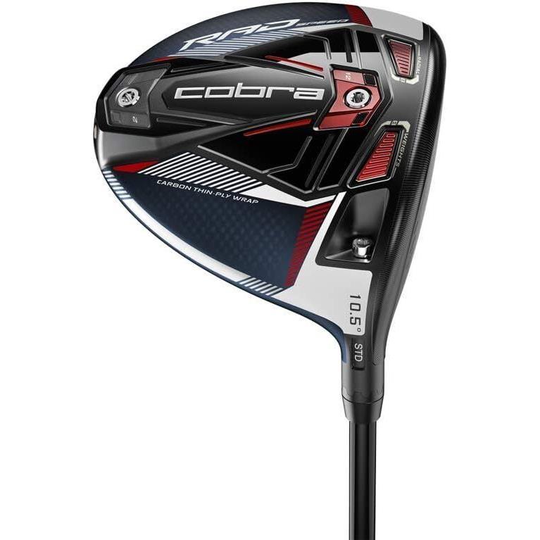 Cobra Radspeed 9.0 Degree Driver Peacoat-red Hzrdus Rdx 6.5 X Stiff 398551 - Red