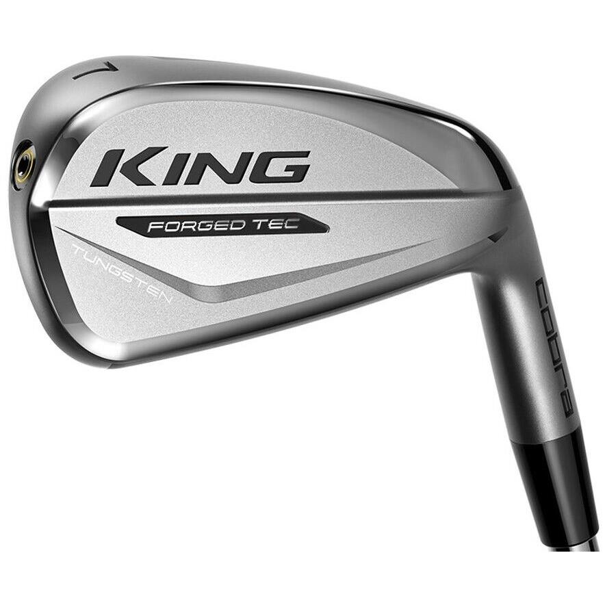 Cobra King Forged Tec 2020 4-PW AW Iron Set Stiff 2 Degrees Flat