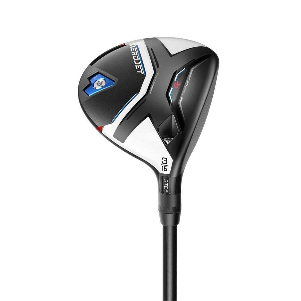 Cobra Aerojet Fairway Woods 3 Wood Adjustable 13.5-16.5 Degree Regular - Matte Black/White/Blue