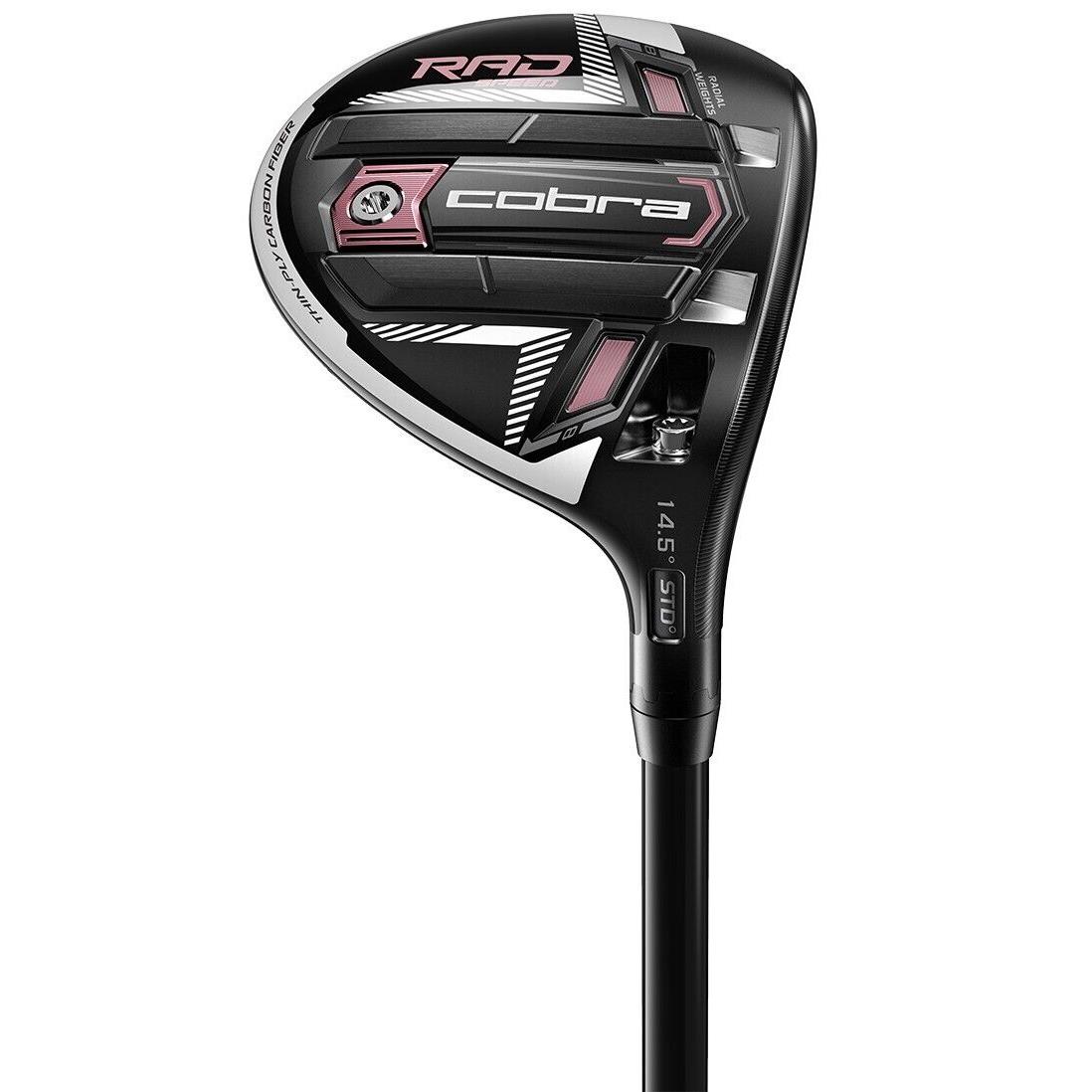 Women Cobra Radspeed Black/pink 18.5 3 Wood Ladies Graphite