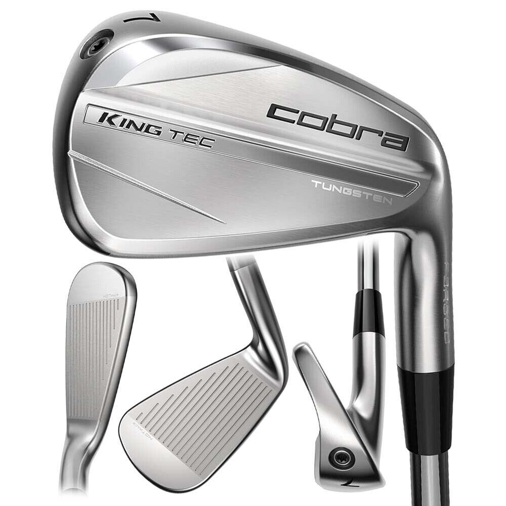 2024 Cobra King Tec Iron Set RH 4-PW Steel Stiff - Chrome