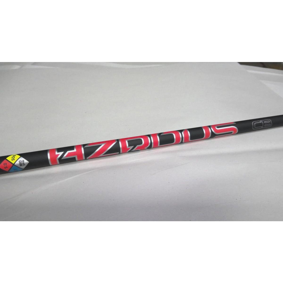 Hzrdus CB Red 50G 5.0 Senior Flex Driver Shaft / Cobra Tip Grip