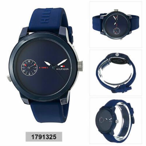 Tommy Hilfiger Cool Sport Men`s Analog Casual Blue Band 1791325