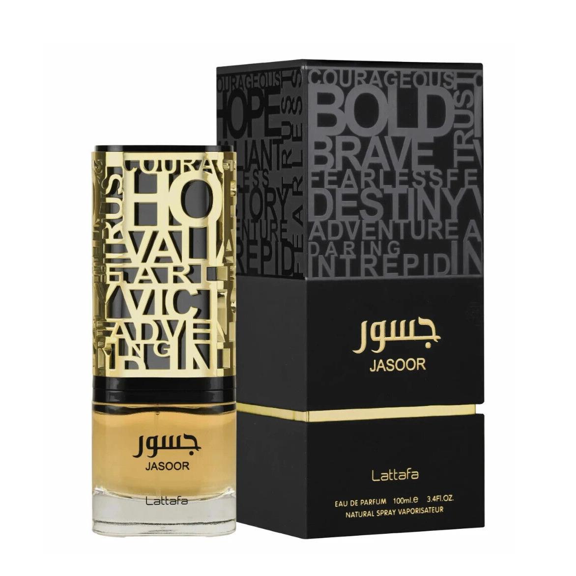 Jasoor by Lattafa 3.4oz Eau de Parfum Spray For Men Box