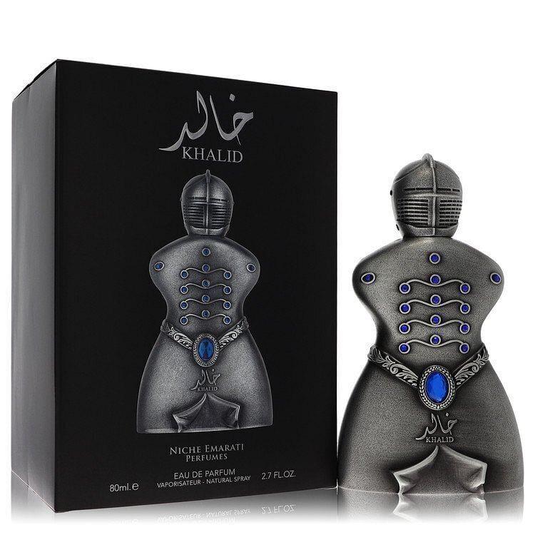 Niche Emarati Khalid by Lattafa Eau De Parfum Spray Unisex 2.7 oz Men