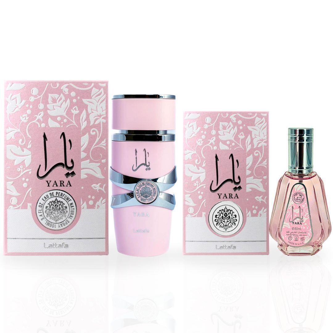 Yara Eau De Parfum Sprays 100ML Yara Mini Edp 50ML By Lattafa Amazing Bundle