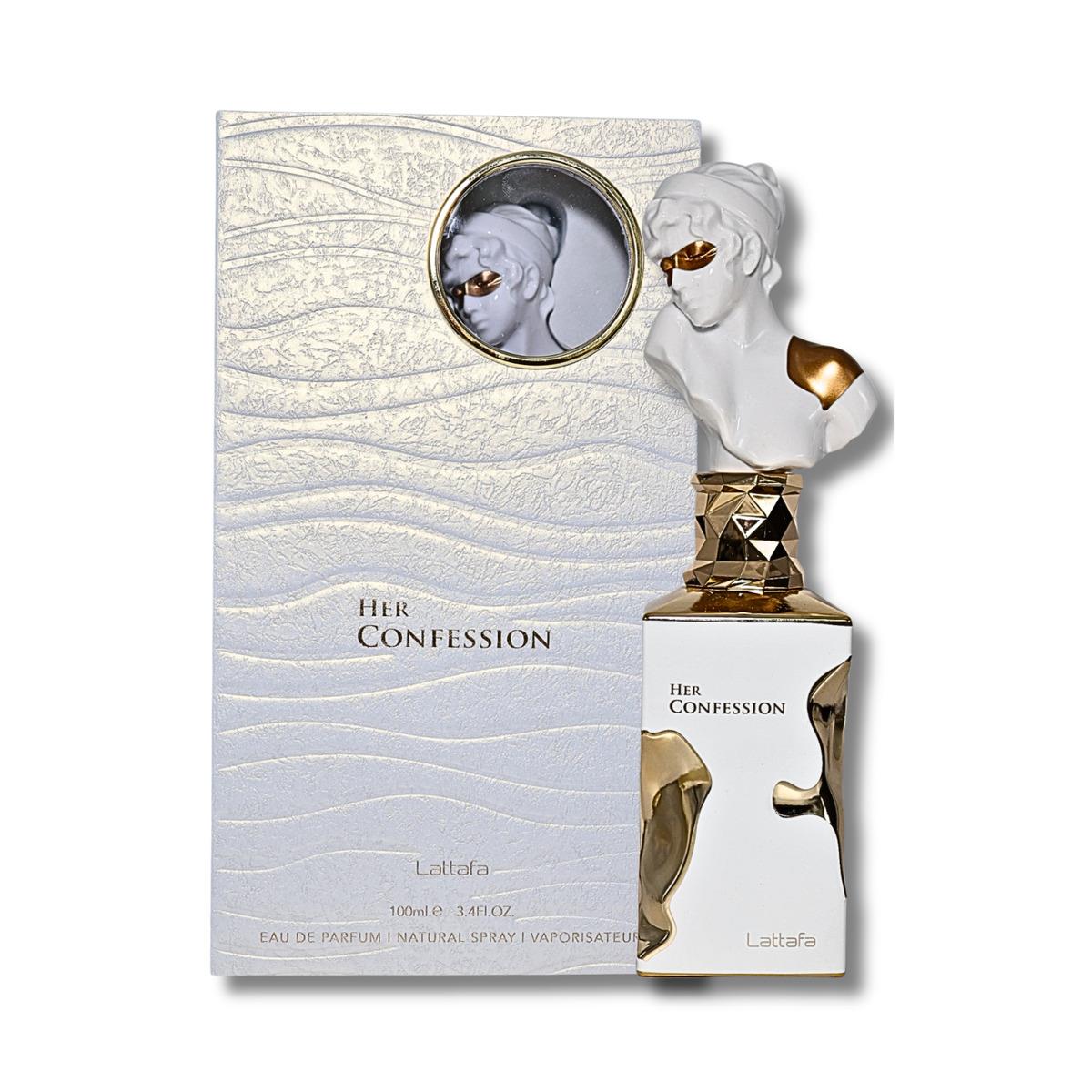 Lattafa Her Confession Eau de Parfum Spray For Women 3.4oz Box