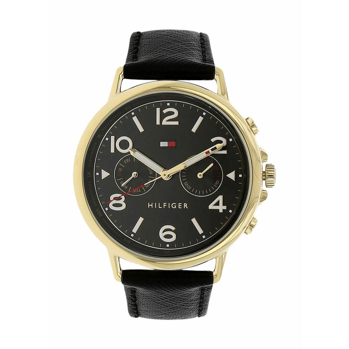 Tommy Hilfiger Women`s Multifunction Leather Strap Watch 1781735