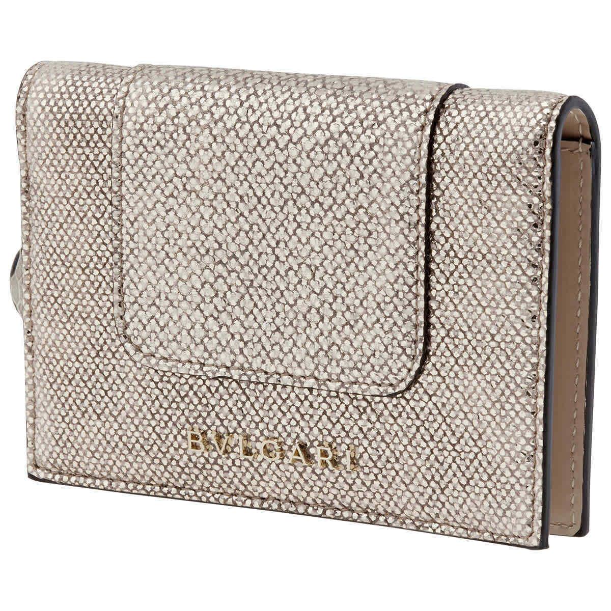 Bvlgari Serpenti Forever Card Holder- Beige 288074