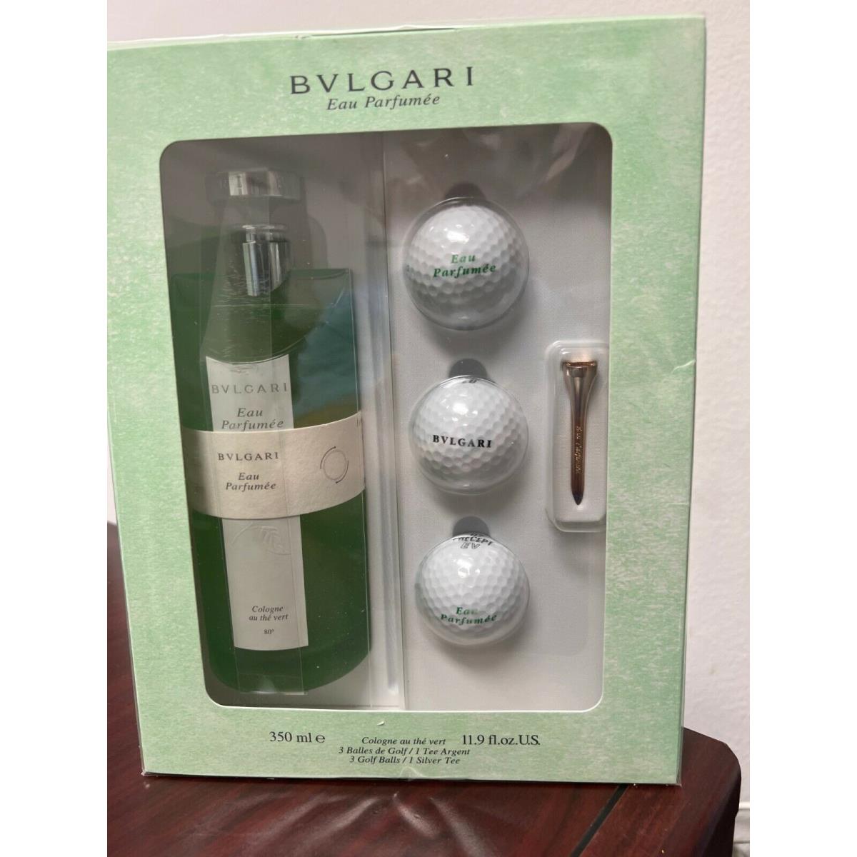 Bvlgari Eau The Vert 11.9 FL Oz/ 350 ML Eau Parfumee + 3 Golf Balls + Tee Argent