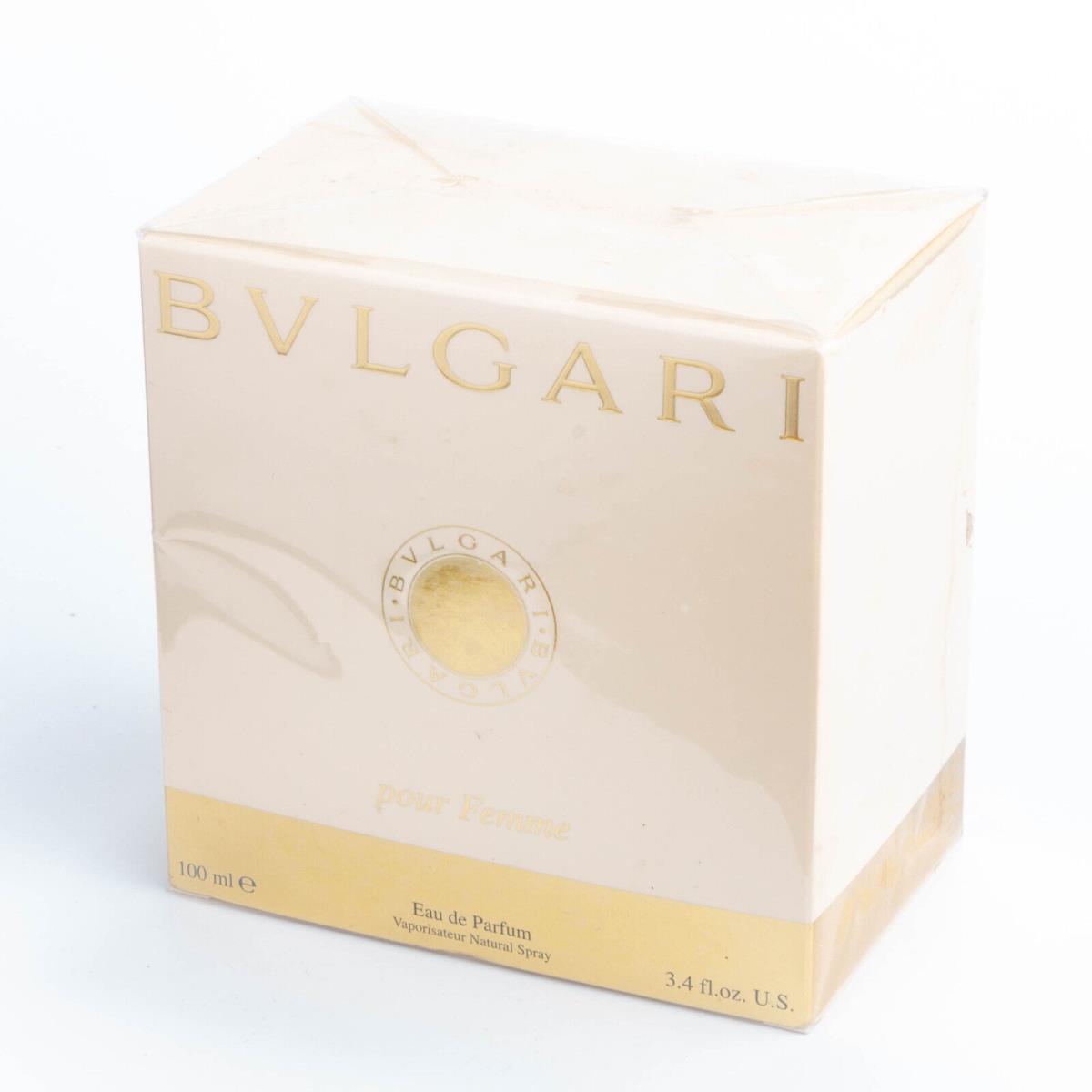 Bvlgari Pour Femme Eau de Parfum 3.4OZ Spray Womens Perfume Edp Vintage