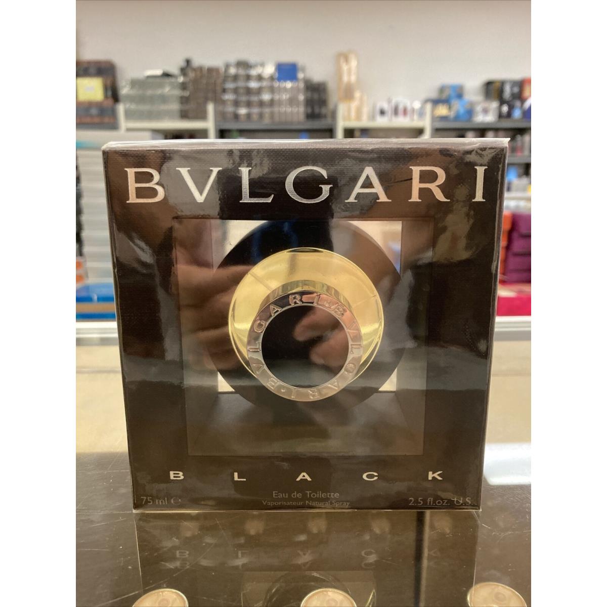 Bvlgari Black Cologne Perfume Unisex Eau De Toilette Spray 2.5 oz Box