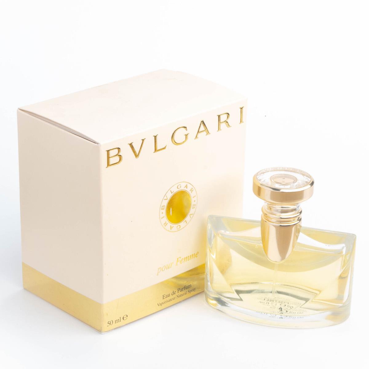 Bvlgari Pour Femme Eau de Parfum 1.7OZ Spray Womens Perfume Edp Vintage