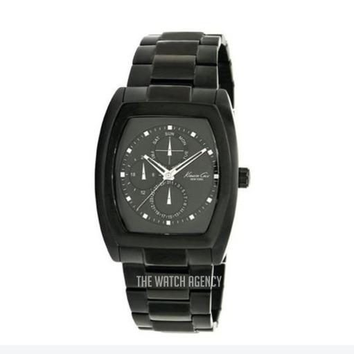 Kenneth New York Cole York Multifunction Men`s Watch KC9064 - Dial: Black, Band: Black, Bezel: Black