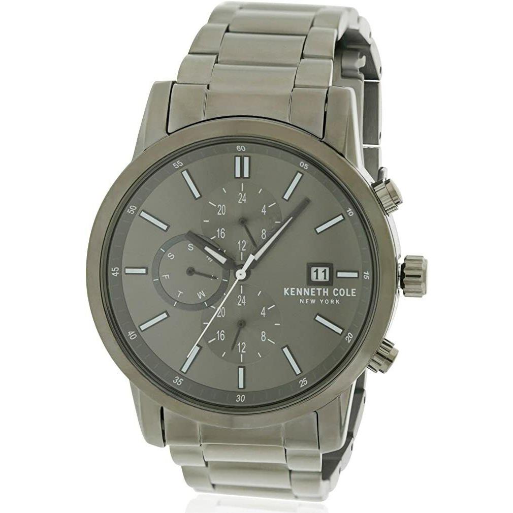 Kenneth Cole Men`s Gunmetal Chronogragh Watch KCC0134003