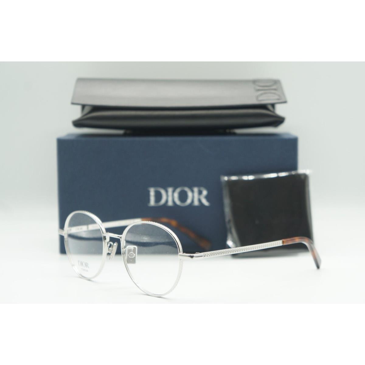 Christian Dior Diamondo R3U F000 Shiny Palladium Sunglasses 50-18