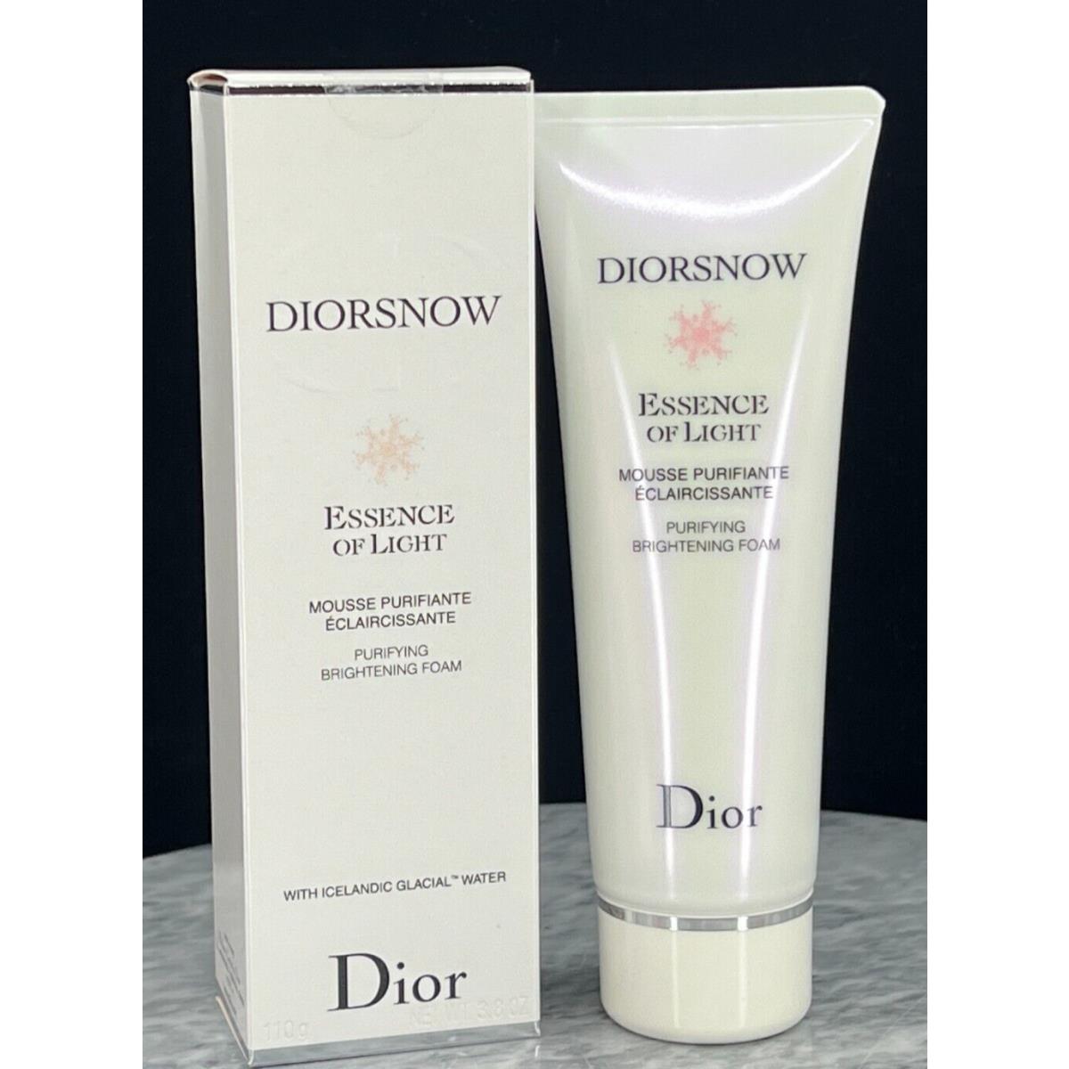 Diorsnow Essence of Light Purifying Brightening Foam Face Cleanser 3.8 oz