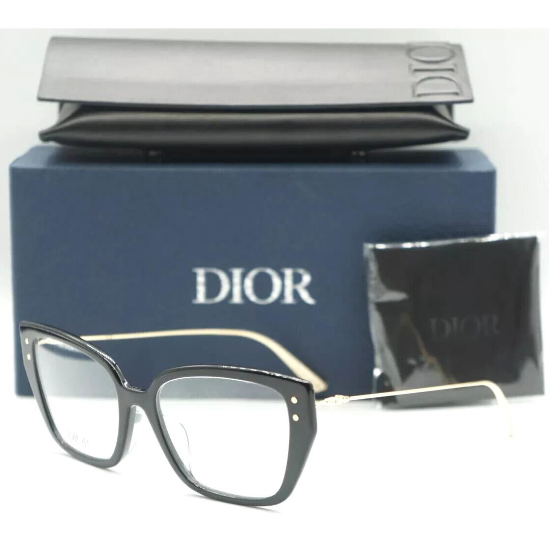 Christian Dior Missdioro S2F I200 Black Gold Eyeglasses 54-17