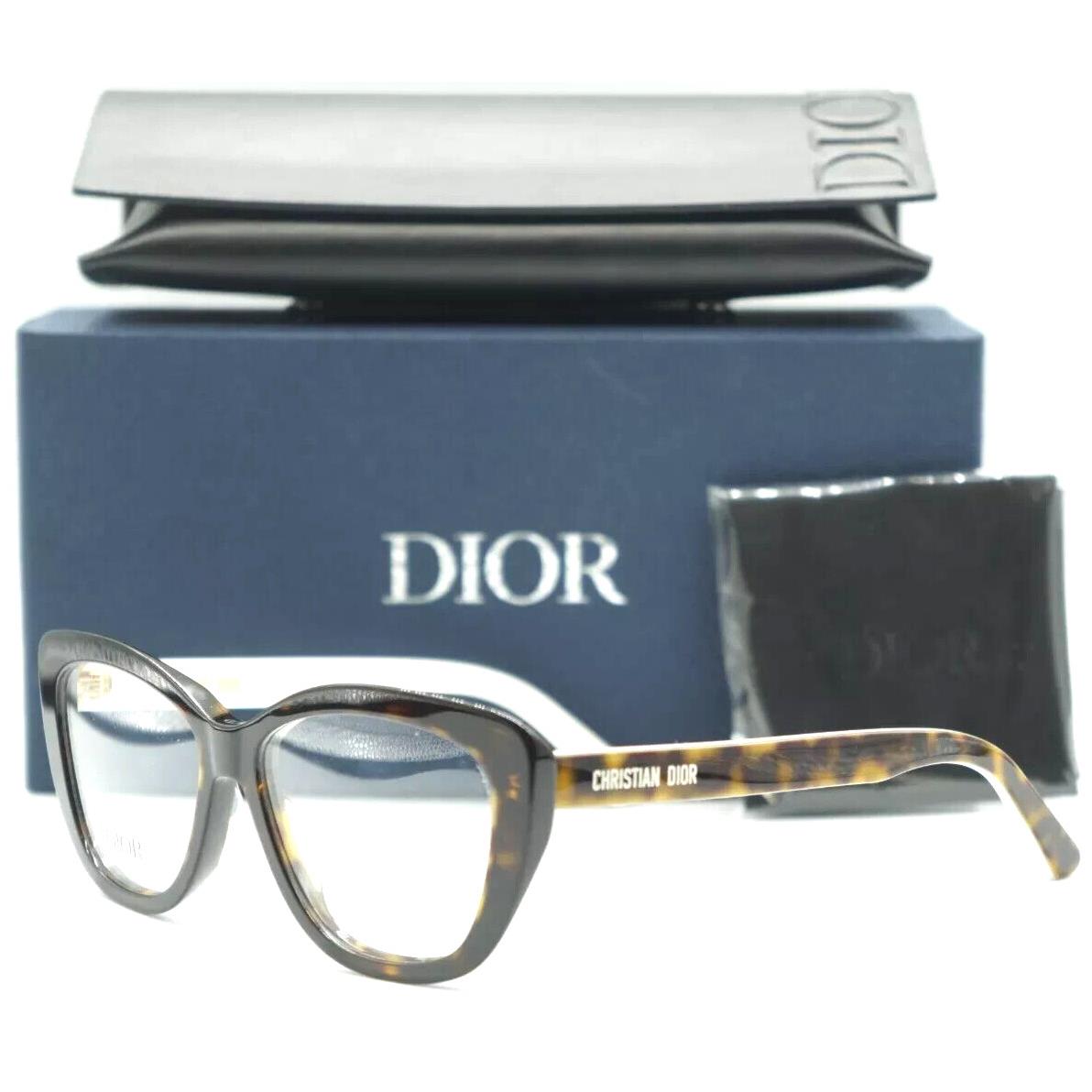 Christian Dior Laparisiennedioro S2I 2000 Havana Eyeglasses 54-15