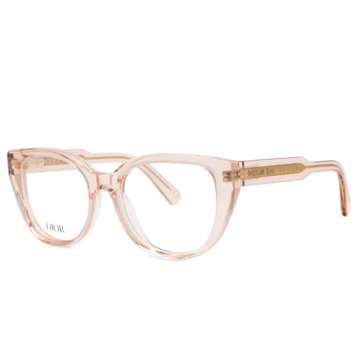 Christian Dior Diorprismeo B1I 4000 Transparent Pink Eyeglasses 52-19