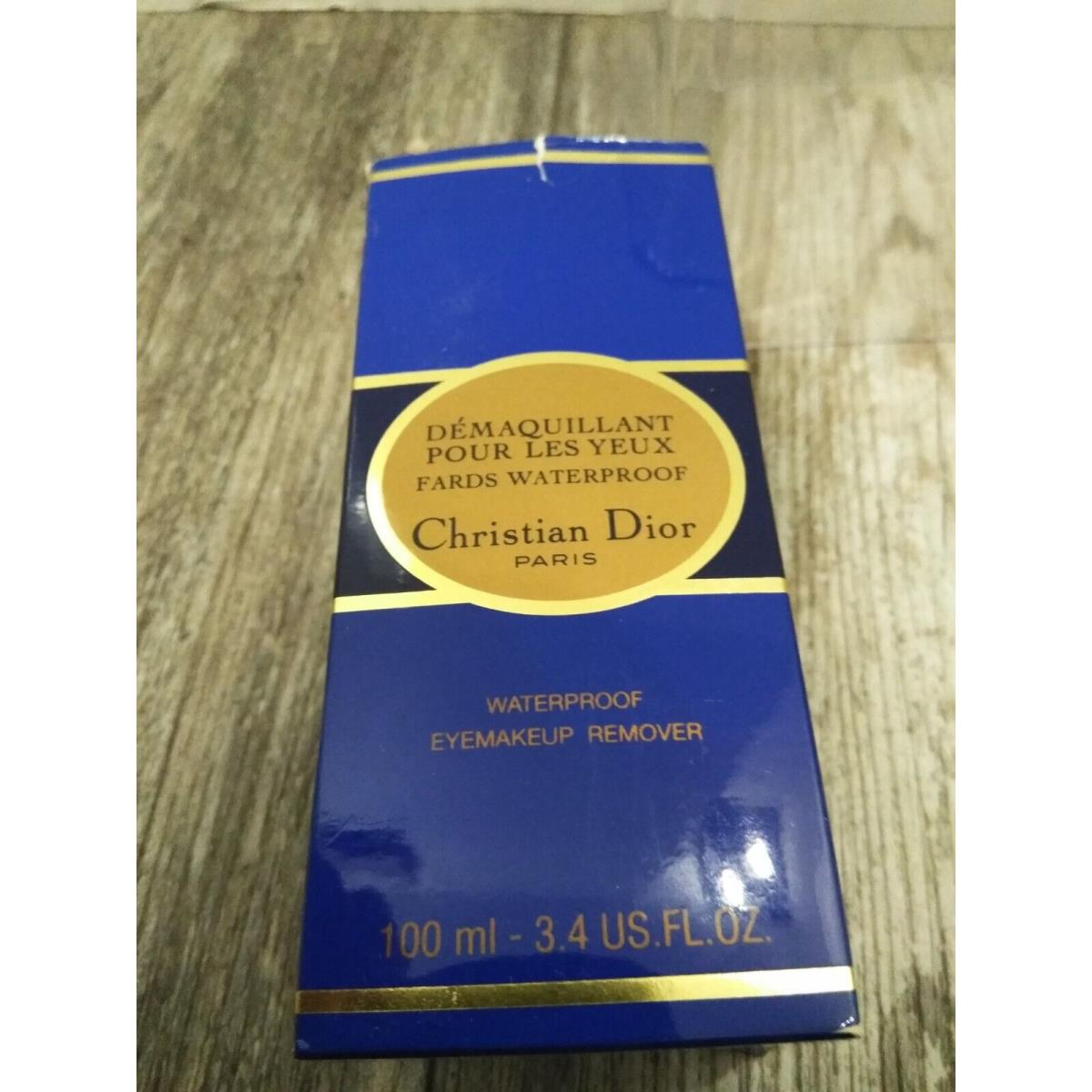 Retired Christian Dior Waterproof Eyemakeup Remover 100ml 3.4oz Nos