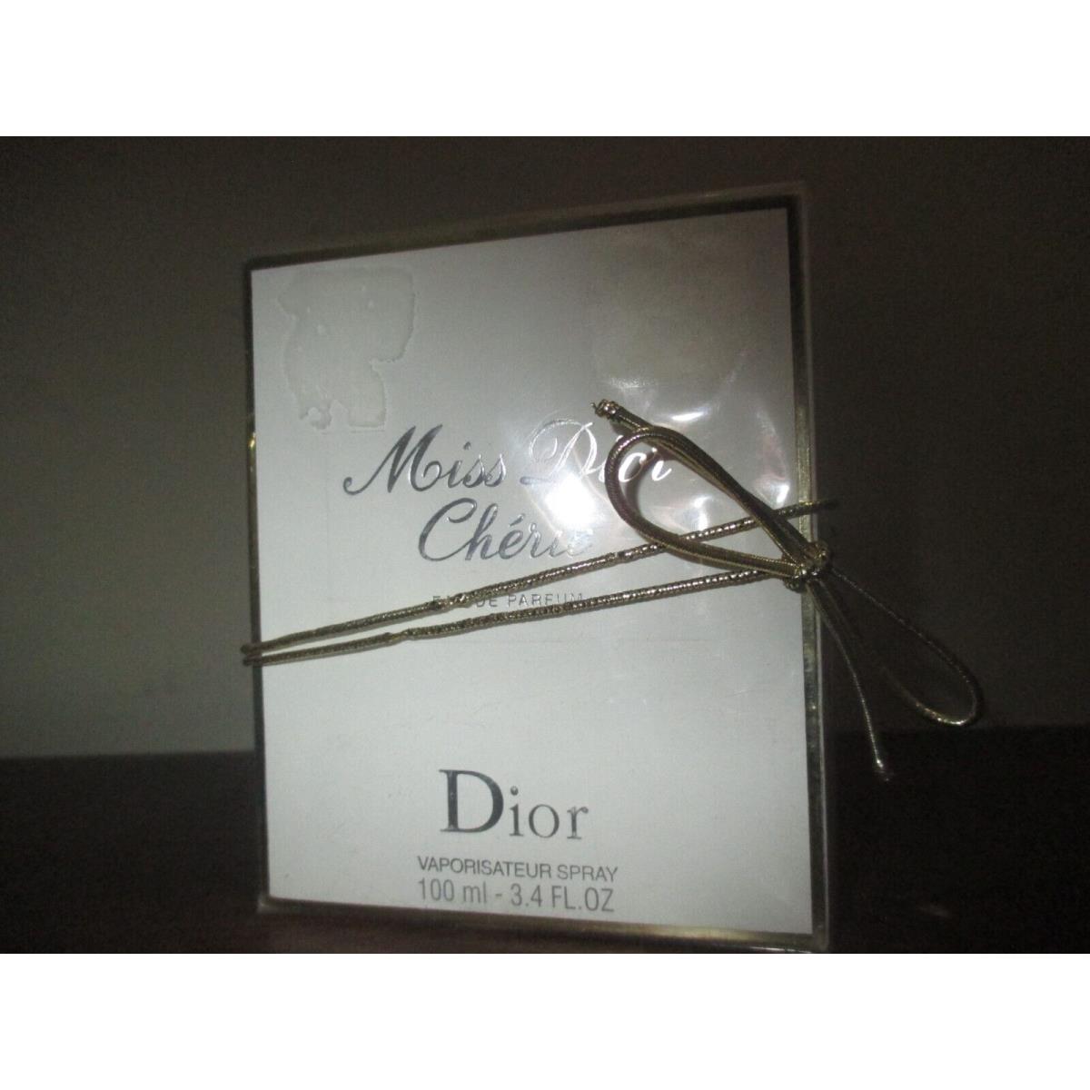 Miss Dior Cherie Eau de Parfum Edp 3.4OZ 100ml Perfume Vintage