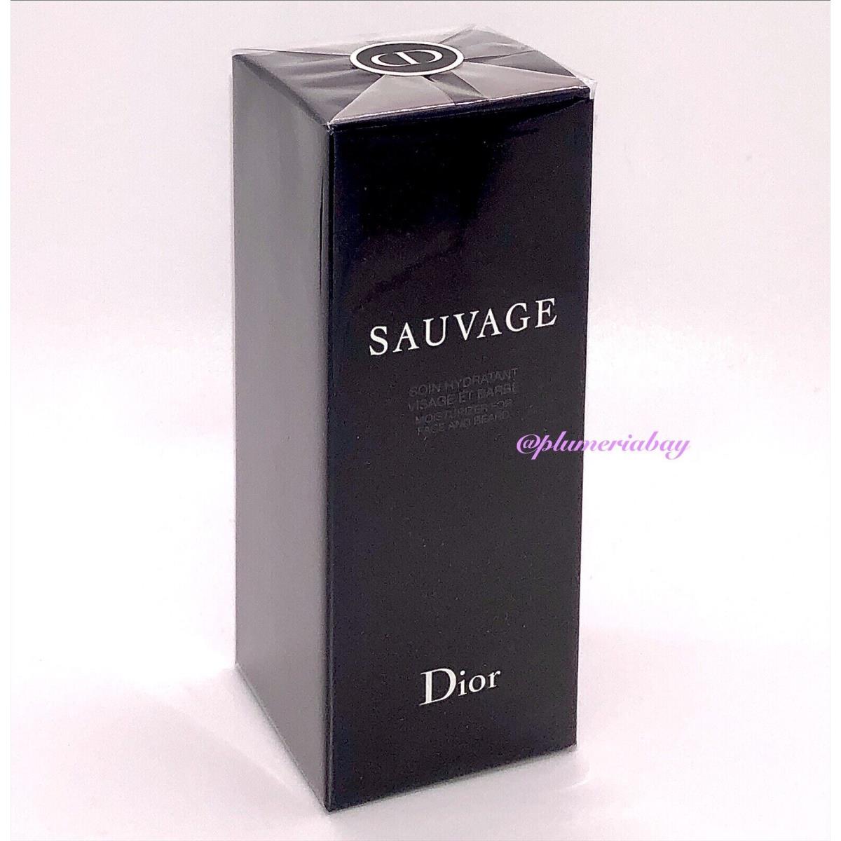 Dior Sauvage Moisturizer For Face Beard Full Size 2.5oz