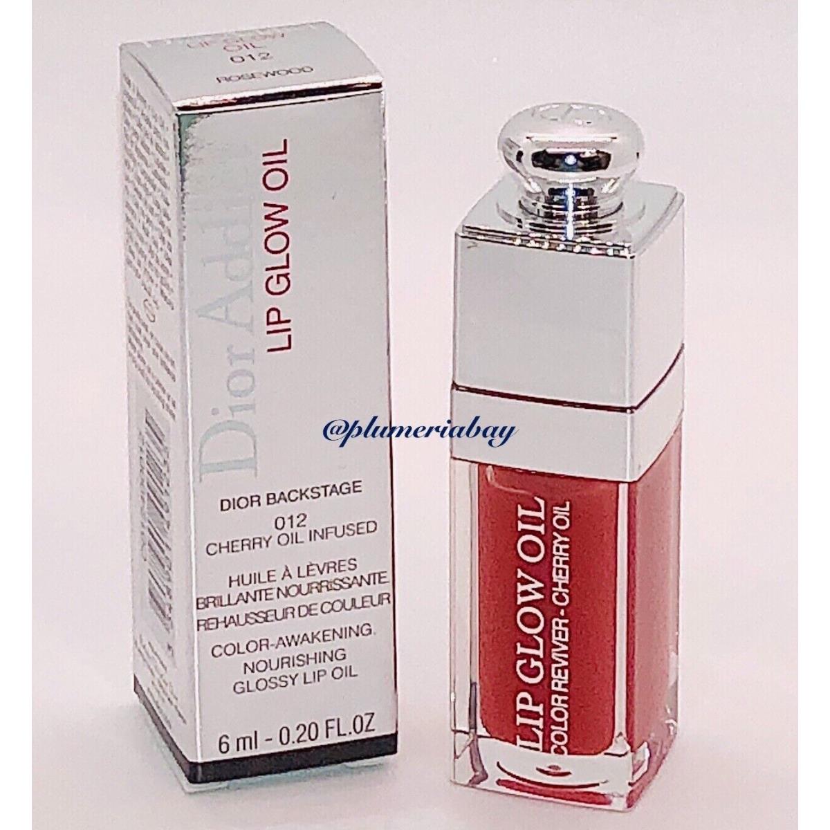 Dior Addict Lip Glow Oil Shade 012 Rosewood 6mL 0.2oz Full Size