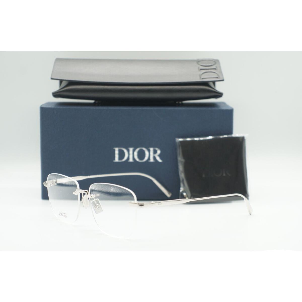 Christian Diorblacksuito S3U F000 Shiny Palladium Eyeglasses 54-16