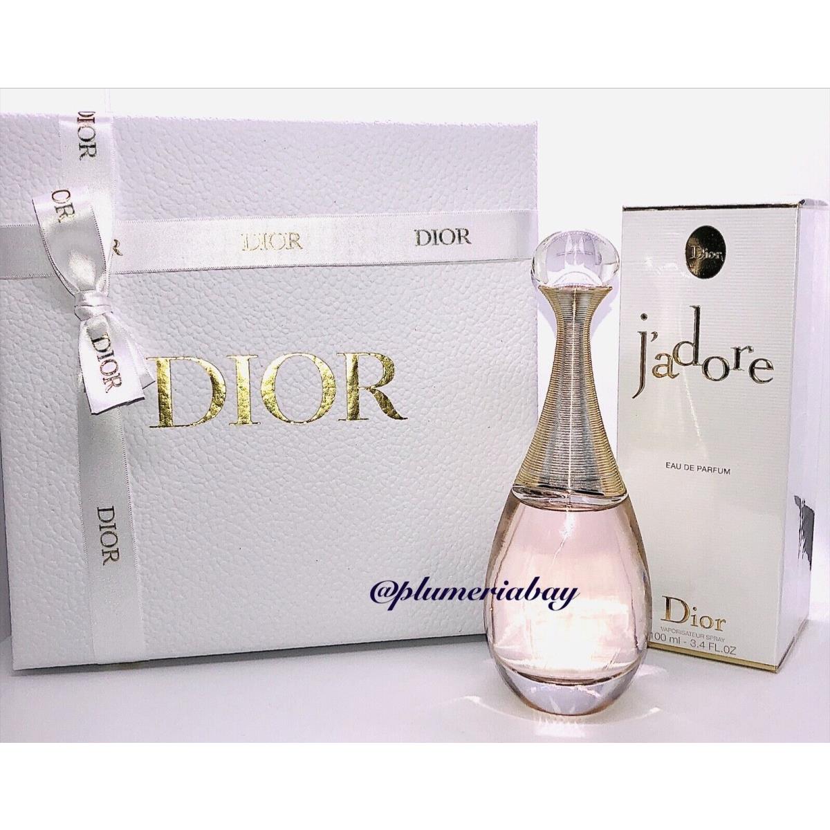 Dior J`adore Eau de Parfum 100ml 3.4oz Spray with Gift Box