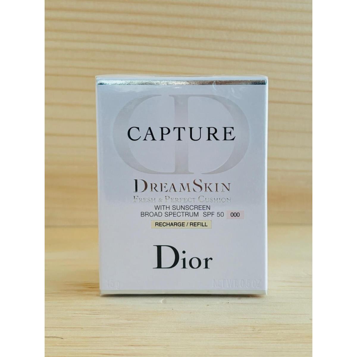 Dior Capture Dream Skin Fresh Perfect Cushion Spf 50 Refill 000 0.5oz/15g