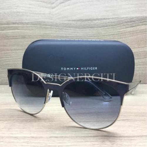 Tommy Hilfiger TH 1358/S Sunglasses Blue Gold Clear K20IT 57mm