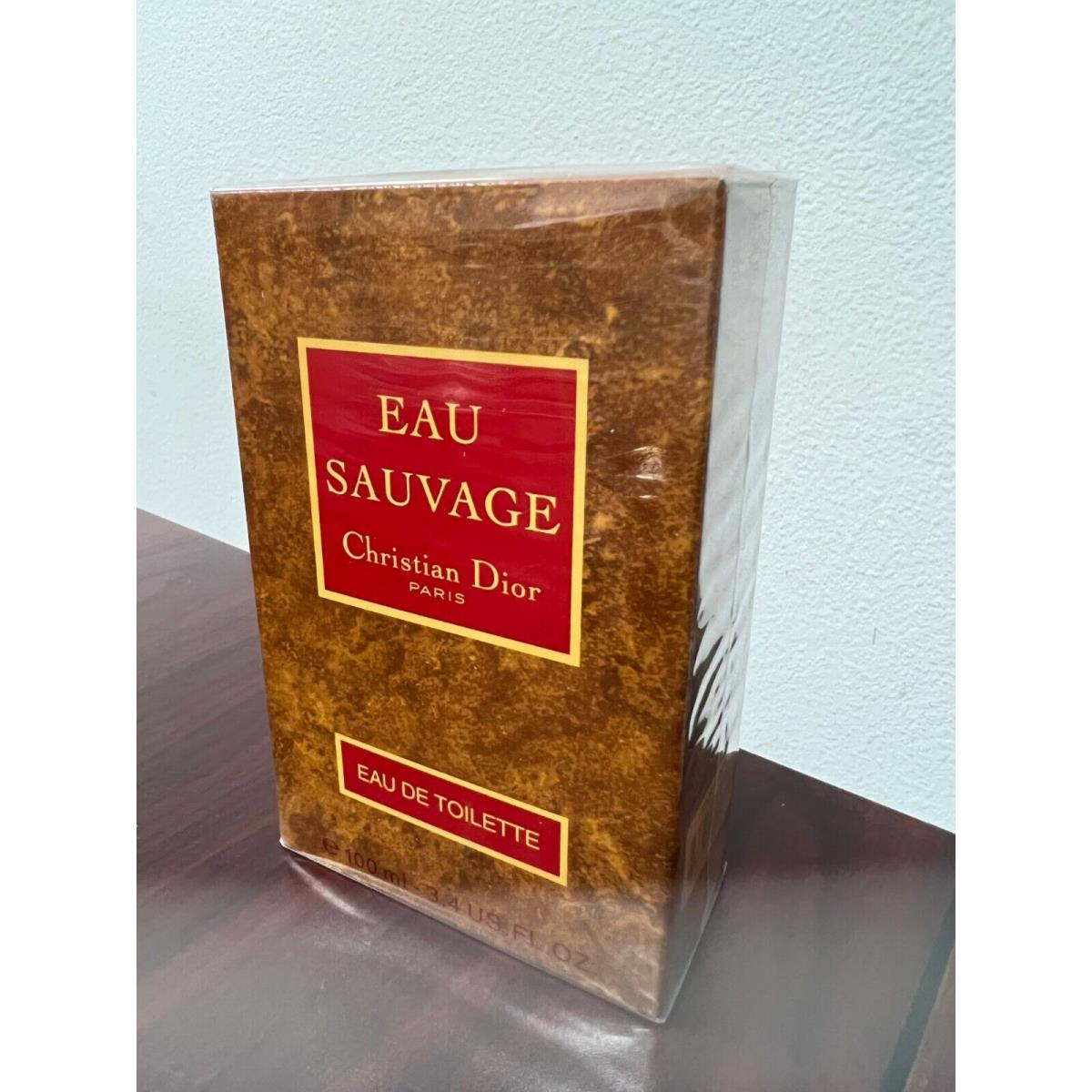 Vintage Eau Sauvage by Dior 3.4 oz / 100 ML Eau De Toilette Splash Box