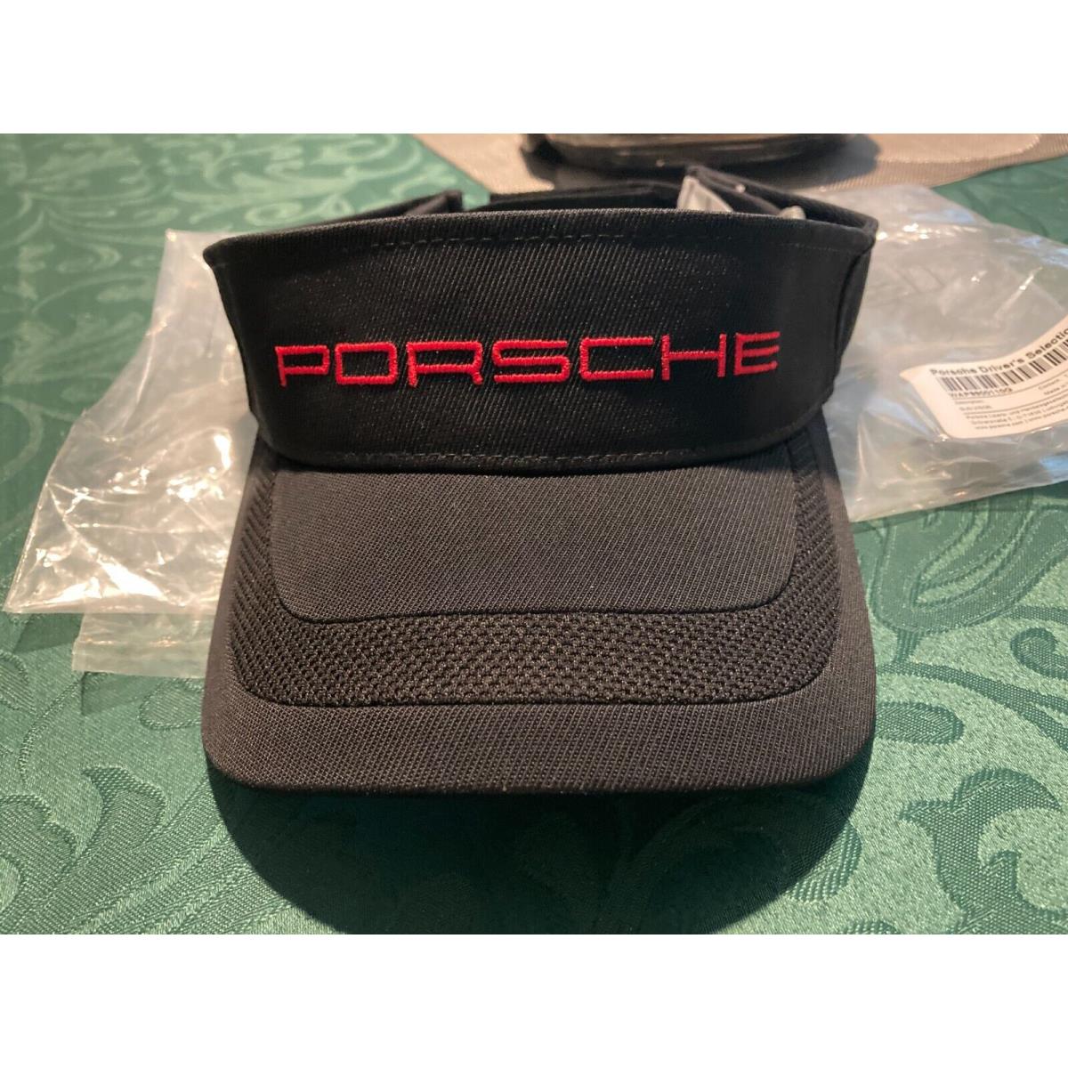 Porsche Design IN Bag 2015 Black Visor W/porsche Script IN Red