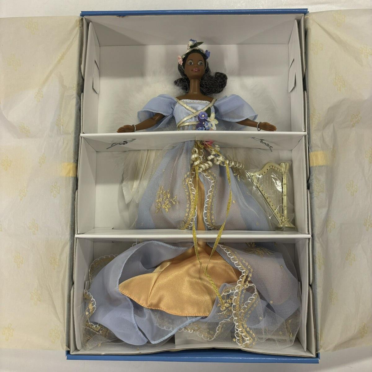 Barbie Harpist Angel 1997 African American Collector Edition Mattel 20551