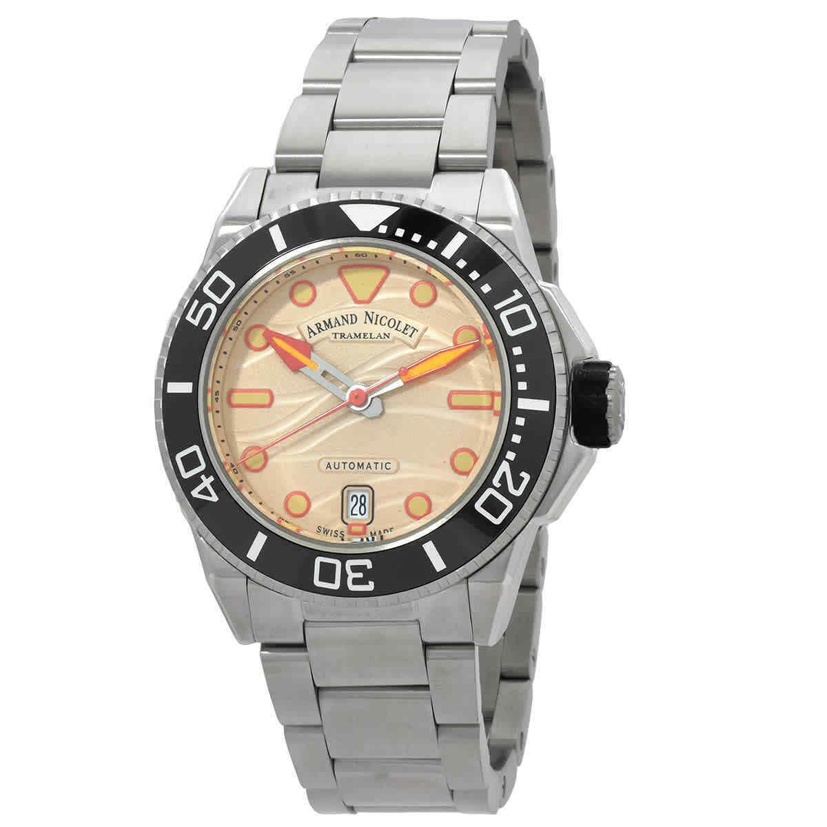 Armand Nicolet Jsh Automatic Men`s Watch A481PGN-KO-MA2481AA