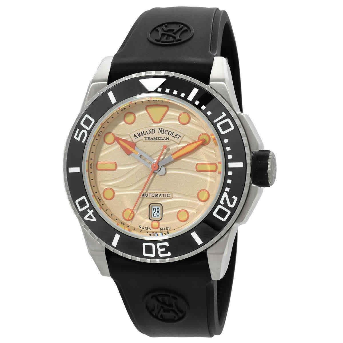 Armand Nicolet Jsh Automatic Men`s Watch A480PGN-KO-GG4710N