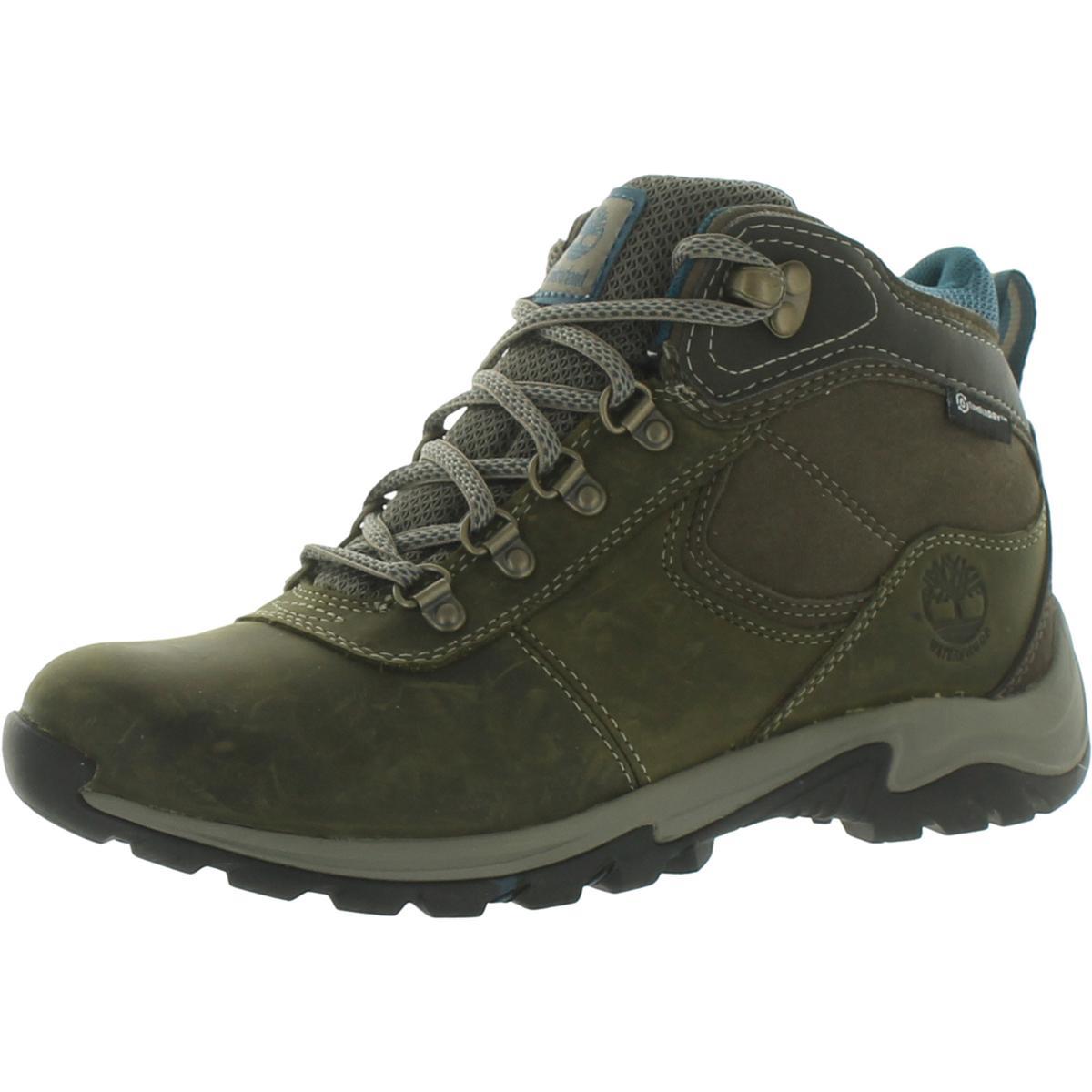 Timberland Womens Mt. Maddsen Leather Waterproof Hiking Boots Shoes Bhfo 7507 Medium Grey Full Grain