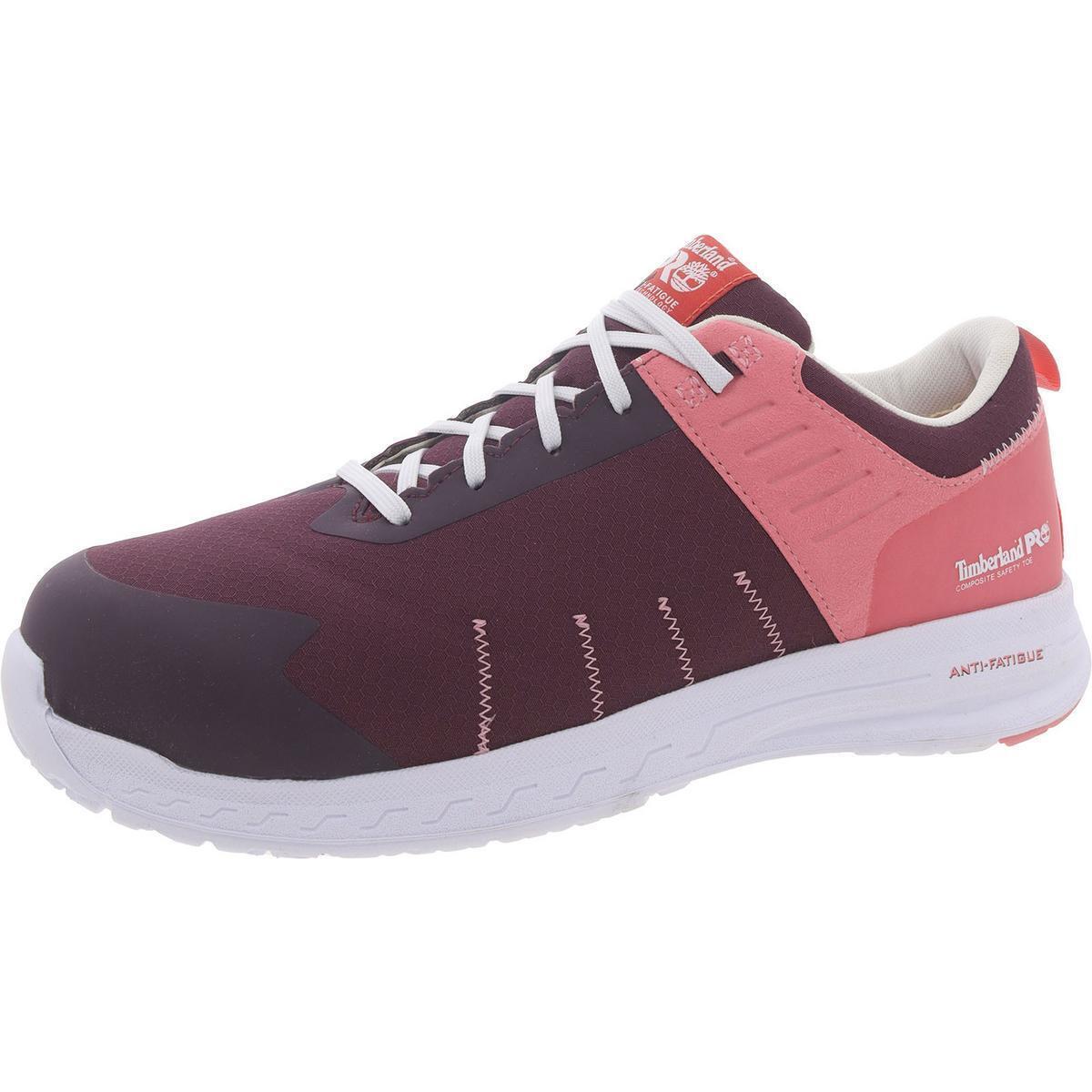 Timberland Womens Knit Composite Toe Work Safety Shoes Sneakers Bhfo 6346 - Purple/Pink/White