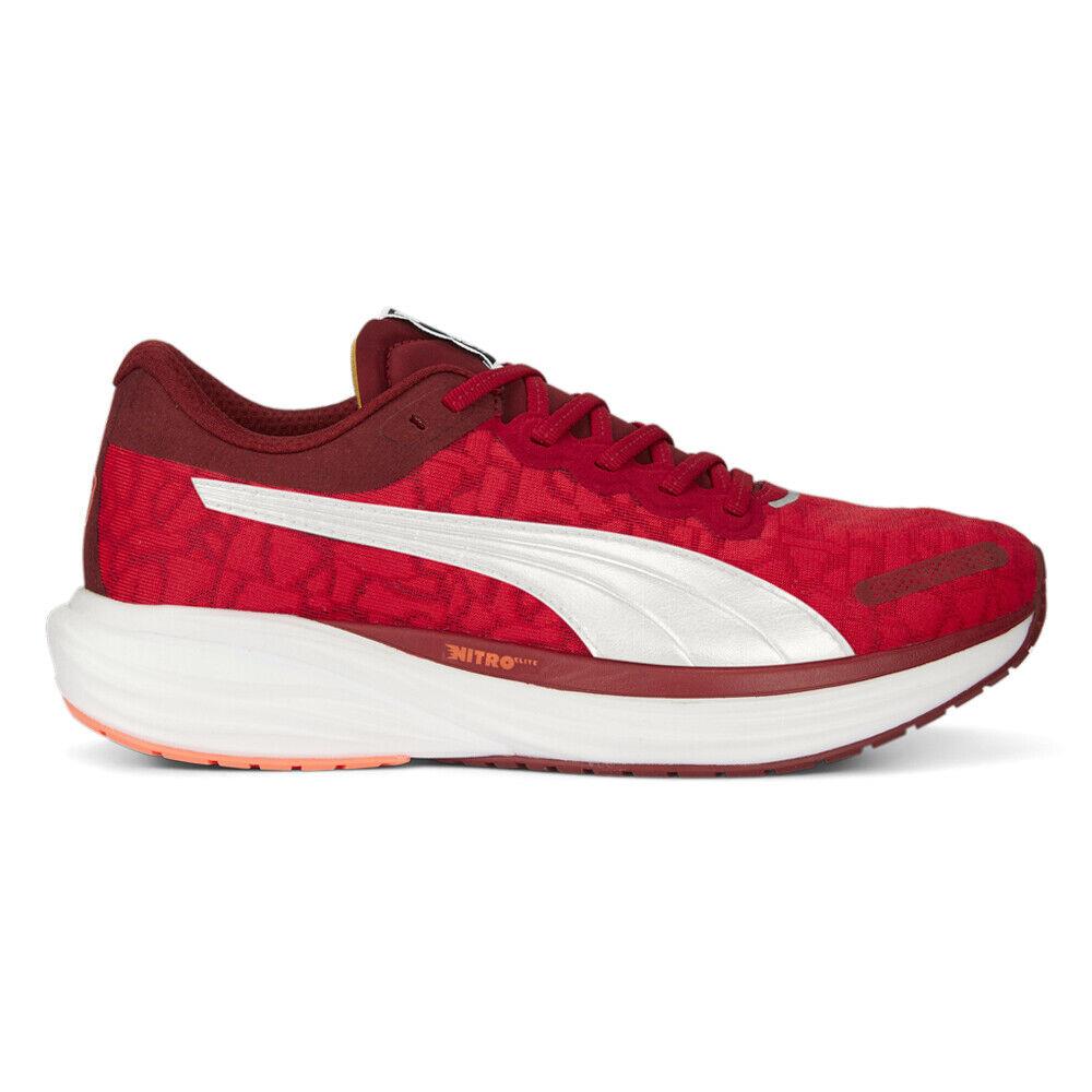 Puma Ciele X Deviate Nitro 2 Running Mens Red Sneakers Athletic Shoes 37843601 - Red