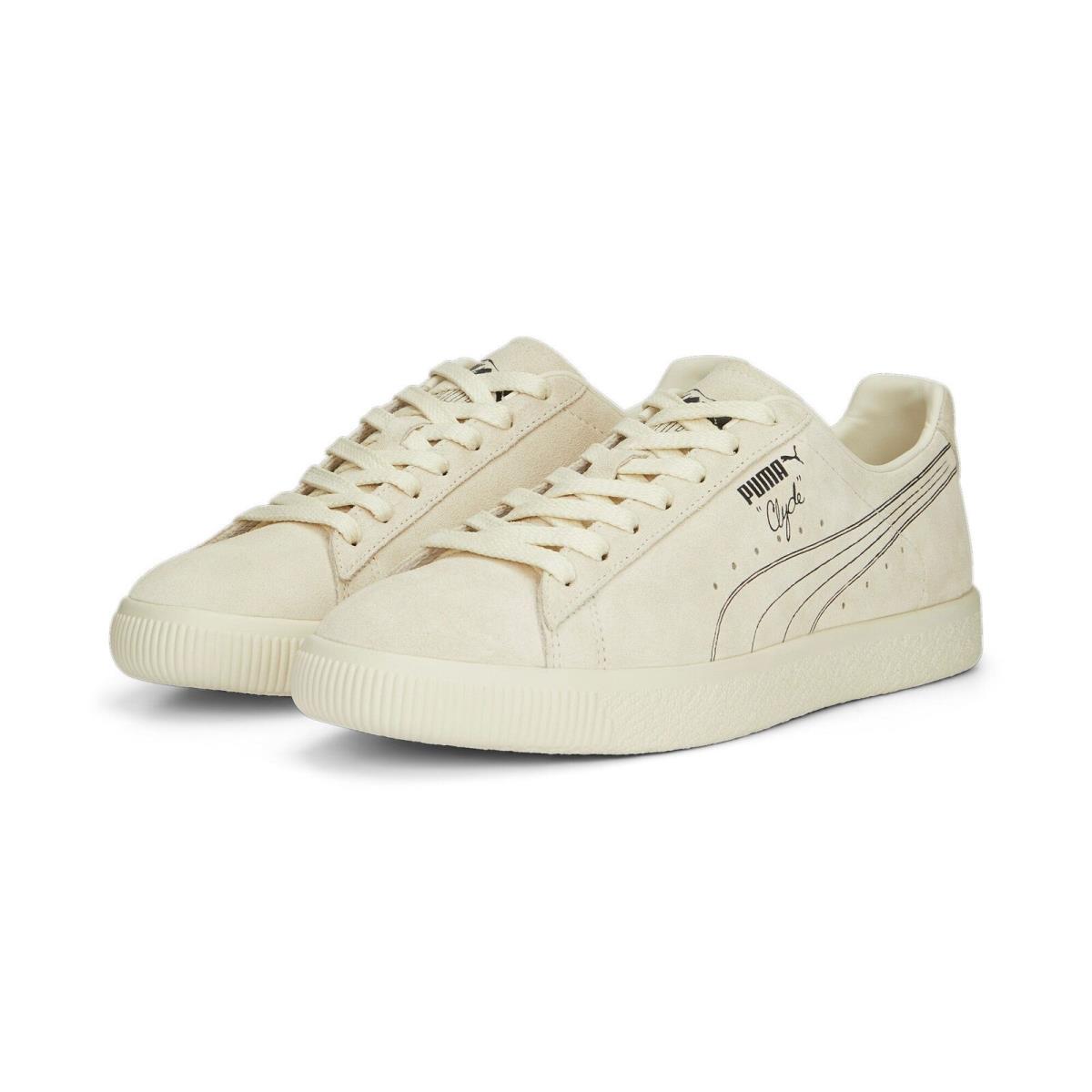 389555-01 Mens Puma Clyde No. 1 - White