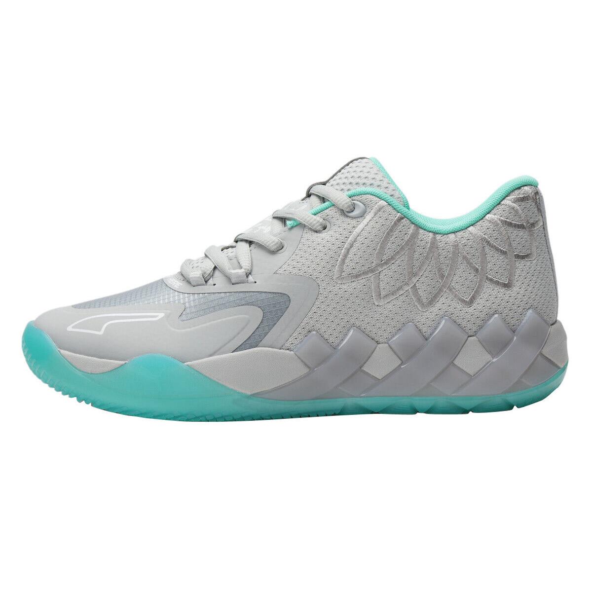 Puma Kids Lamelo Ball MB.01 Ufo Grey Teal 377676 02 Basketball - Grey