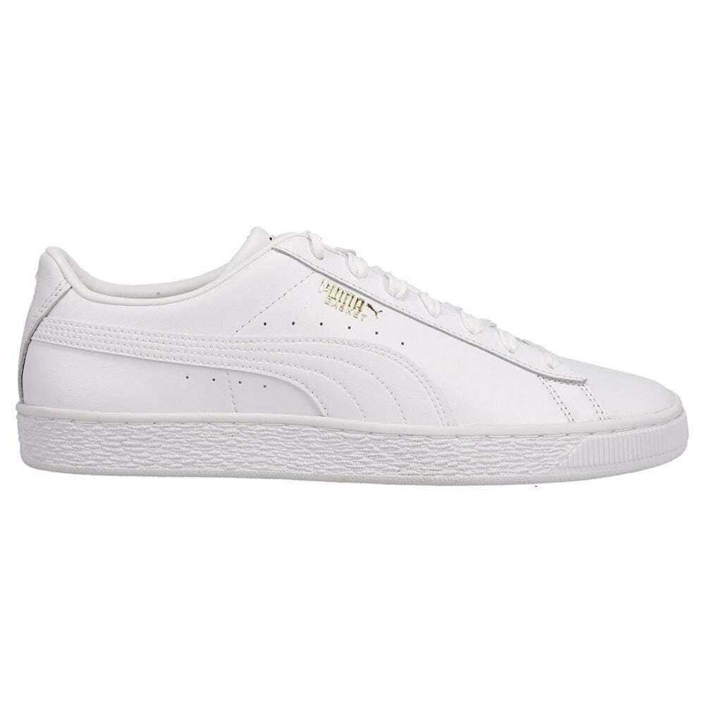 Puma Basket Classic Xxi Lace Up Womens White Sneakers Casual Shoes 381759-01