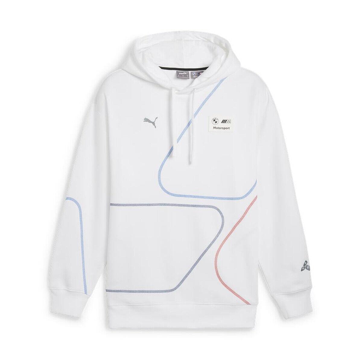 Puma Hoodie Bmw Mms Statement Mens White 627288